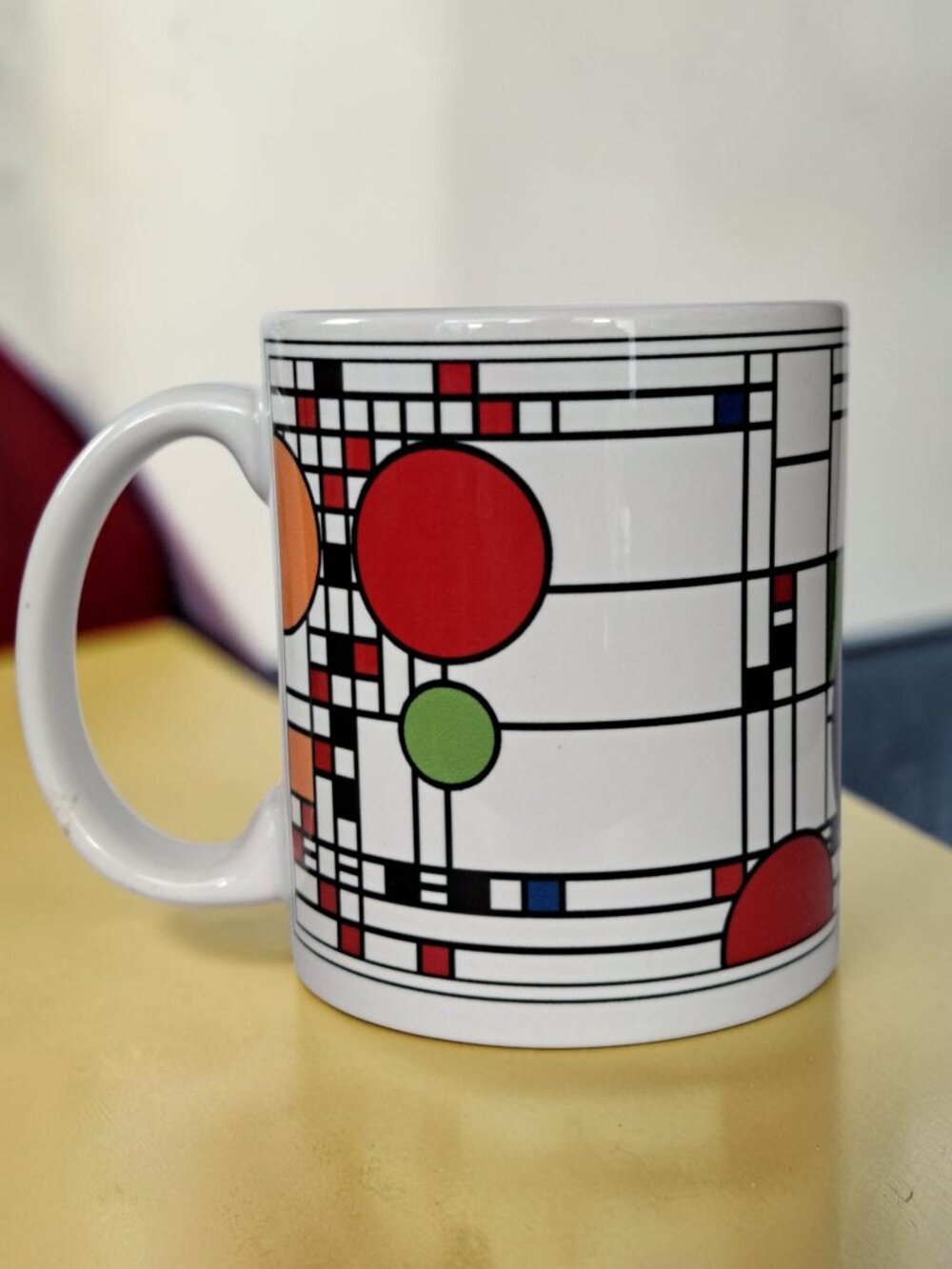 Frank Lloyd Wright Collection Coffee Mug Avery Coonley Playhouse Window Design